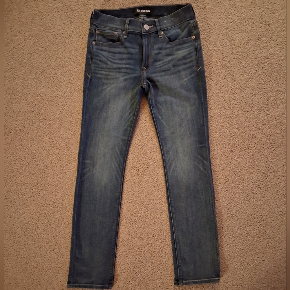 Express Skinny Mid Rise Jeans